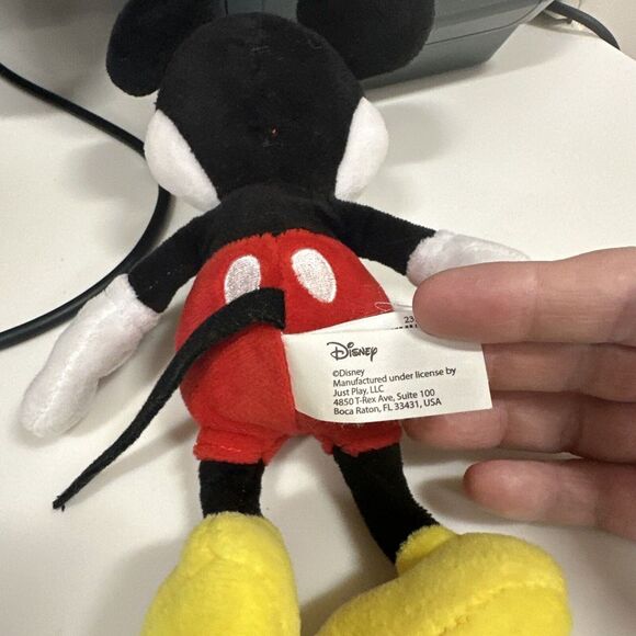 Walt Disney World 10" Mickey Mouse Plush Doll Stuffed Animal Toy - Picture 3 of 3